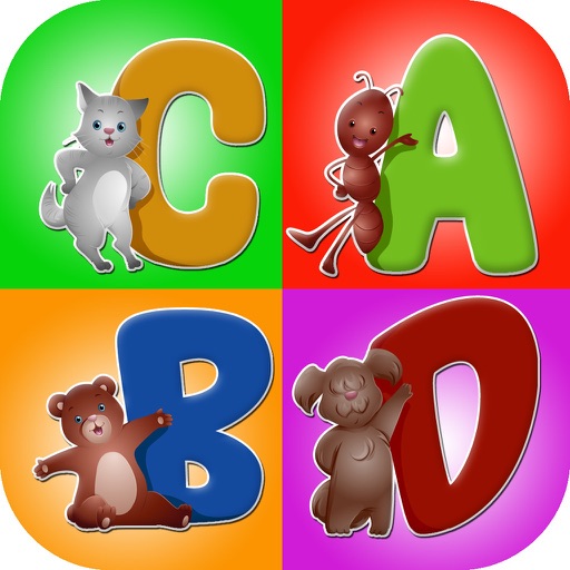 Alphabet Flashcard Match Puzzle Game For Toddlers Icon