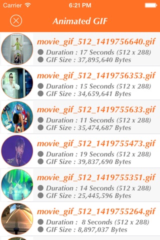 Movie GIF - Video Convert to Animated GIF screenshot 3
