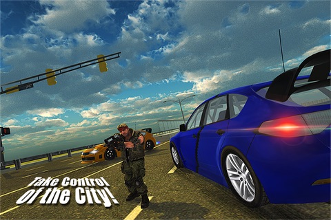 Vegas City Auto Theft Race - Traffic Car Chase 3D screenshot 3