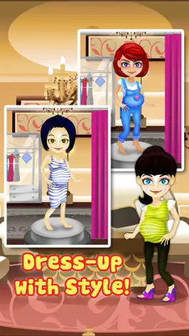 Game screenshot Pregnant Mommy's Salon Spa Fun - hair beauty makeover & new baby nail games (girl & boy) 2! apk