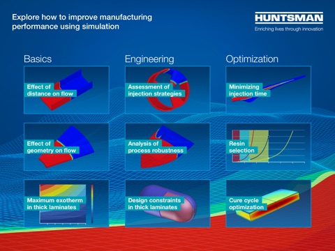 Huntsman / Composites processes simulation (EU) screenshot 2