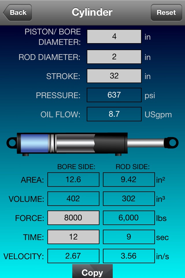 Hydraulic Calculator Free screenshot 2