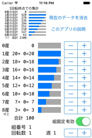 母豚更新電卓 screenshot 2