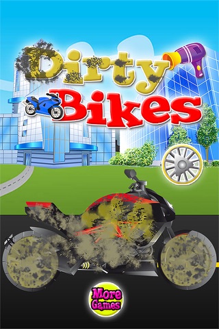 Dirty Bikes - Fast Moto Cleaning games for girls & kids screenshot 4