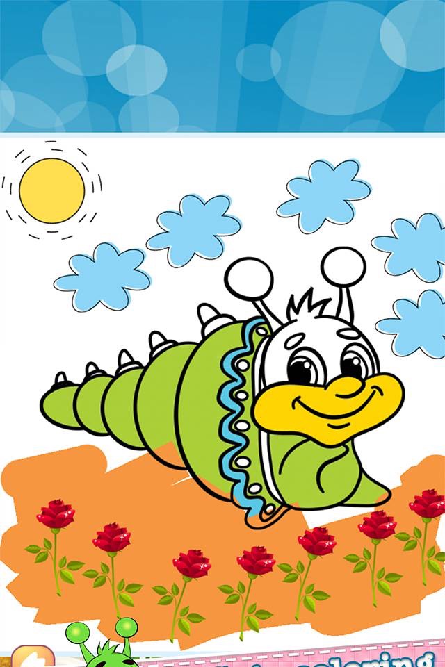 Snail Drawing Coloring Book - Cute Caricature Art Ideas pages for kids screenshot 4