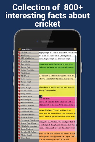 Cricket facts screenshot 3