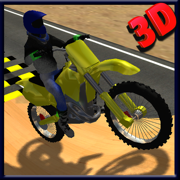 摩托特技自行车模拟器3D - 愤怒的高速摩托车赛车和跳跃类游戏