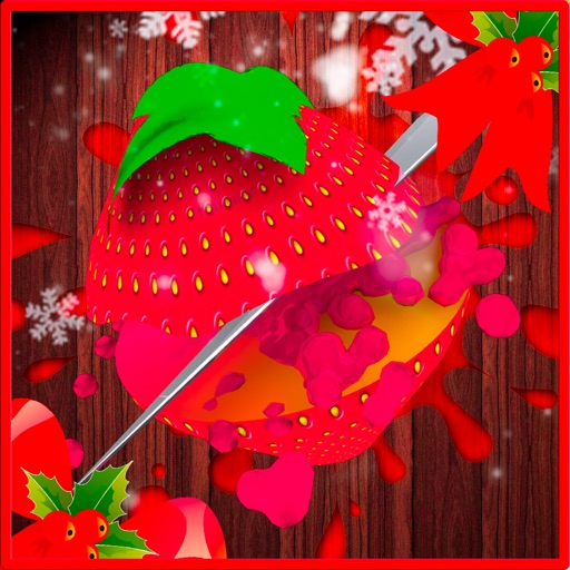 Christmas-Strawberry Slice icon