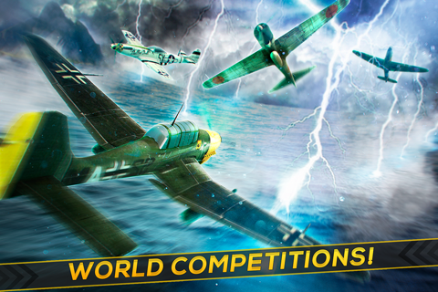 Aces of The Iron Battle: Storm Gamblers In Sky - Free WW2 Planes Game screenshot 2