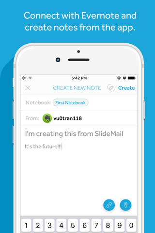 SlideMail – Email app for Gmail, AOL, Exchange, iCloud screenshot 4