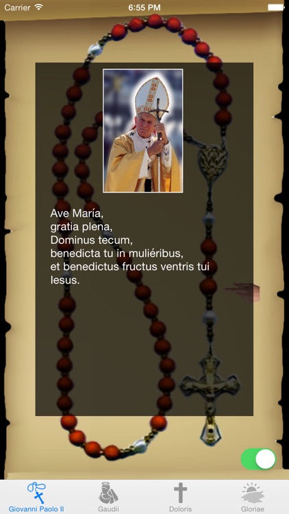 Interactive Rosary with St. John Paul II in Latin