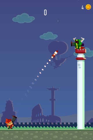 Rocket Hero : Tiny Troopers Shooting Cannon - Christmas Holiday Edition screenshot 4