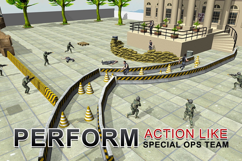 Army Shooter President Rescue – Extreme shooting simulator game screenshot 3