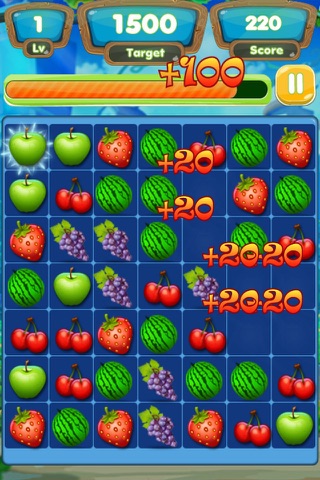 Fruit Matching Game - Fruit Matching Puzzle Deluxe screenshot 2