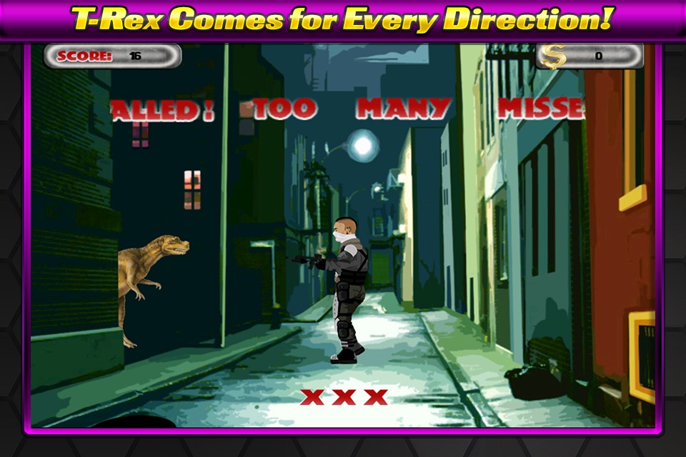 Trex Jurassic City vs Gangsta Blaster screenshot 3
