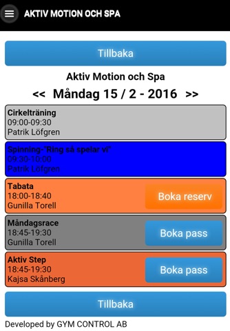 Aktiv Motion Eslöv screenshot 2