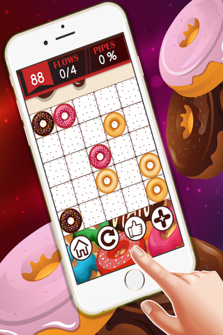 Doughnut Pair hd lite free : - The easy connect game for boys and girls screenshot 2