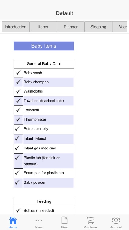 Baby Care Logbook