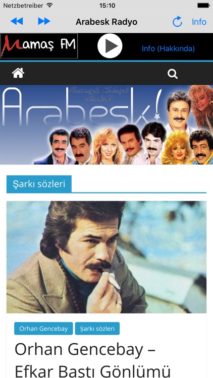 Arabesk Radyo Mamas FM screenshot-3