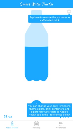 Smart Water Tracker - Daily Counter, Rem