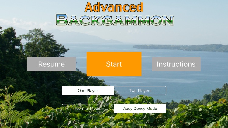 Advanced Backgammon