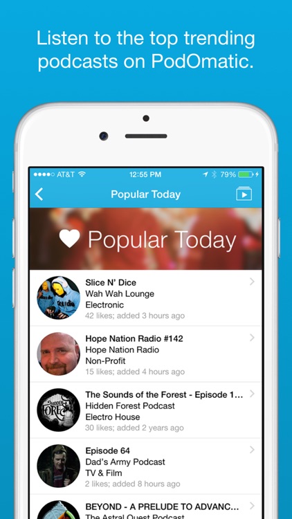 Podomatic Podcast Player - Podcasts & DJ Mixes screenshot-3