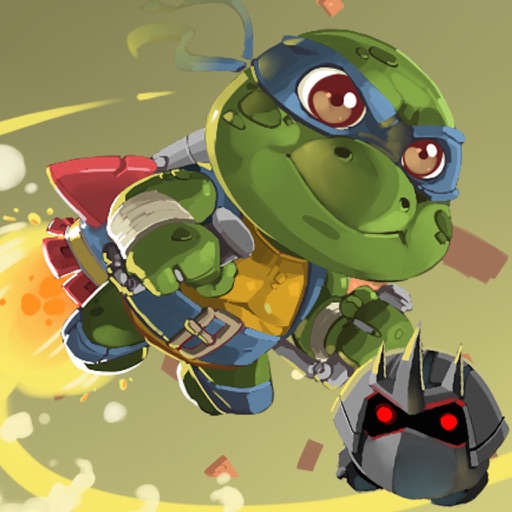 Super Turtle Jetpack Runner Icon