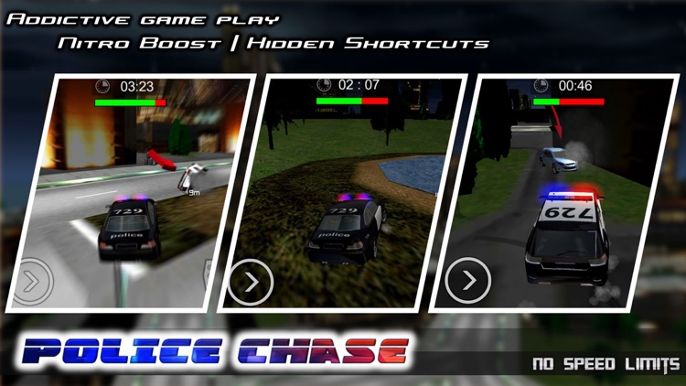 Police Chase 2016 : No Speed Limits 3D Chase Car Game