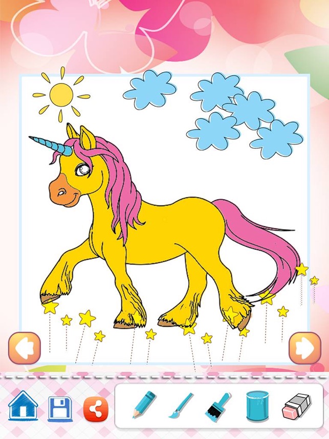 Menggambar Unicorn Lucu Mino Gambar