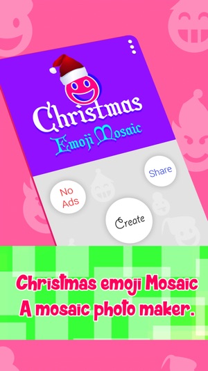 Christmas Emoji Mosaic Camera(圖1)-速報App