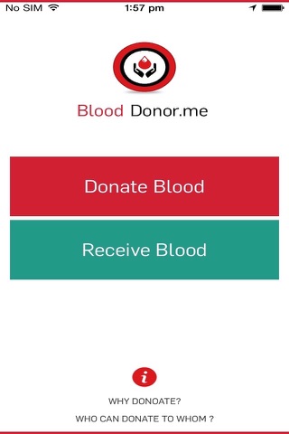 BloodDonor.me App screenshot 2