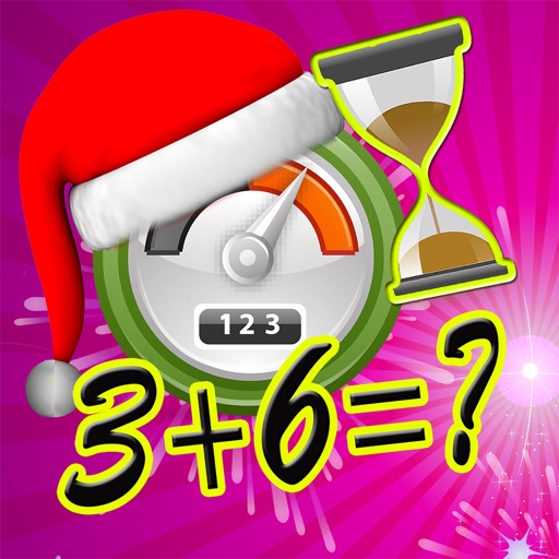 Santa Quick Math time for kids games iOS App