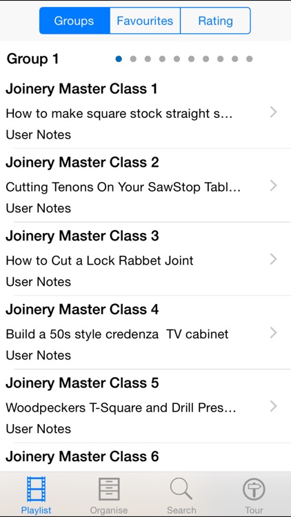 Joinery Master Class