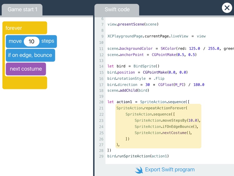 Switch - Programming from block to code screenshot-3