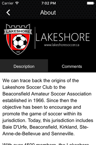 Lakeshore Soccer screenshot 2
