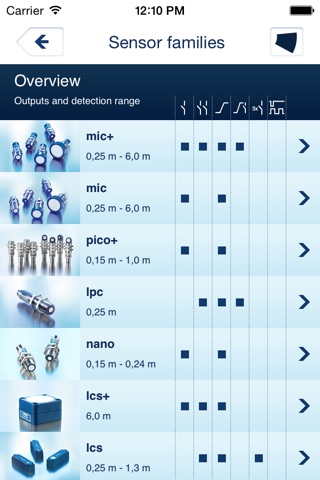 microsonic Ultrasonic Sensors screenshot 3