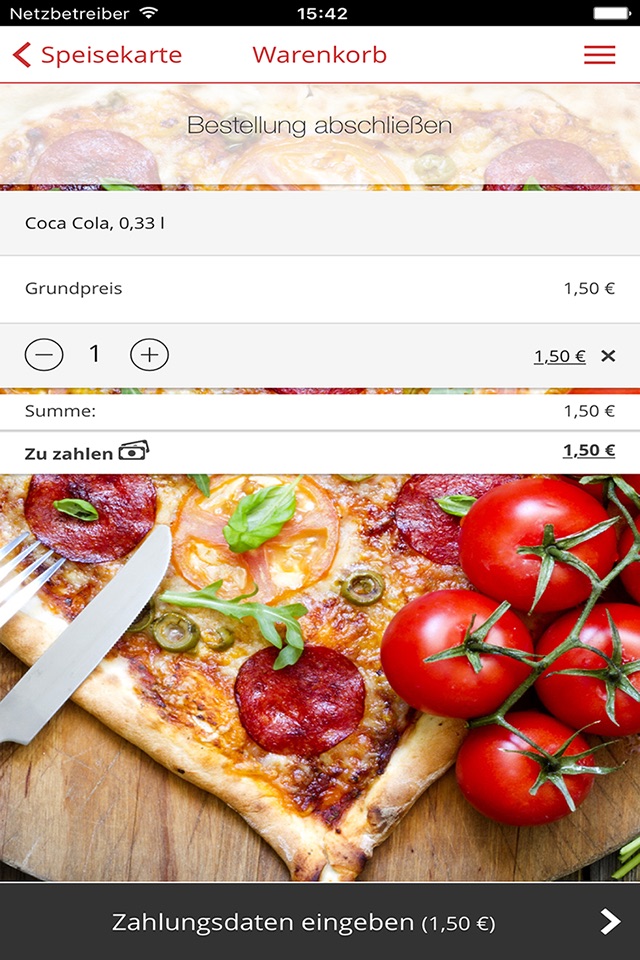 Amore Pizza Service Bietigheim screenshot 3