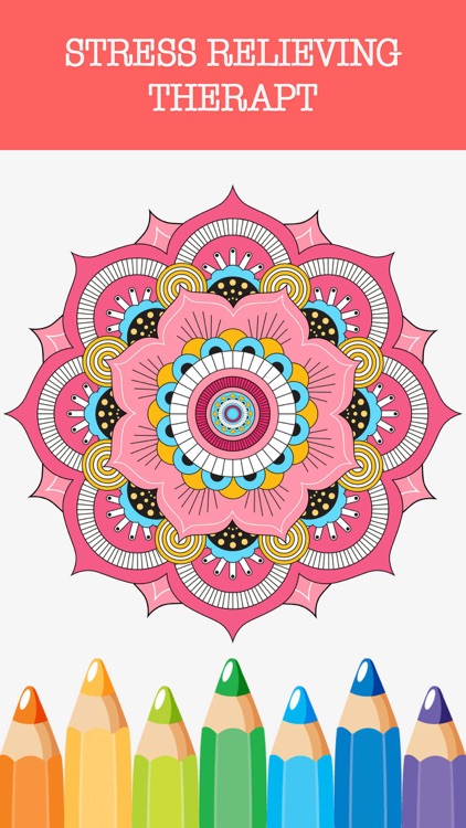 Coloring Books Mandala Adult Games For Relax