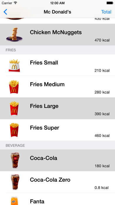 How to cancel & delete Fast Food Caloriemeter from iphone & ipad 1