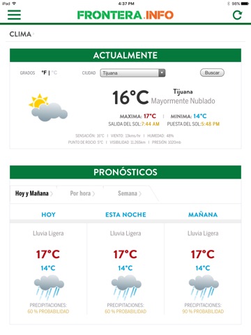 Frontera para iPad screenshot 4