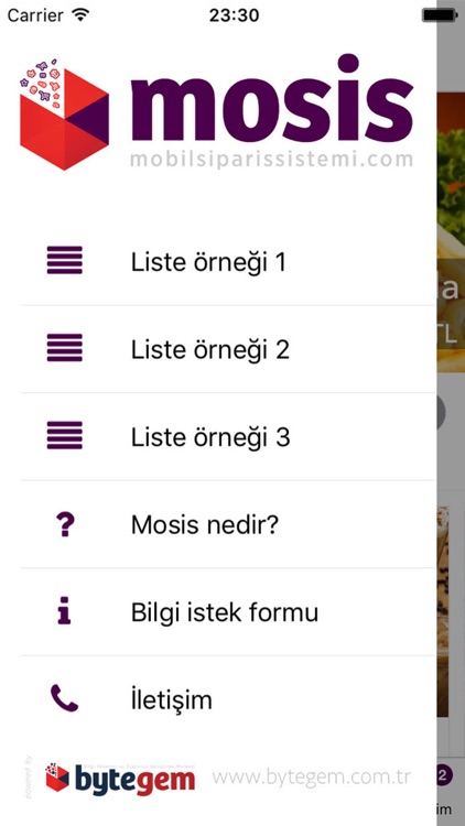 Mobil Sipariş Sistemi