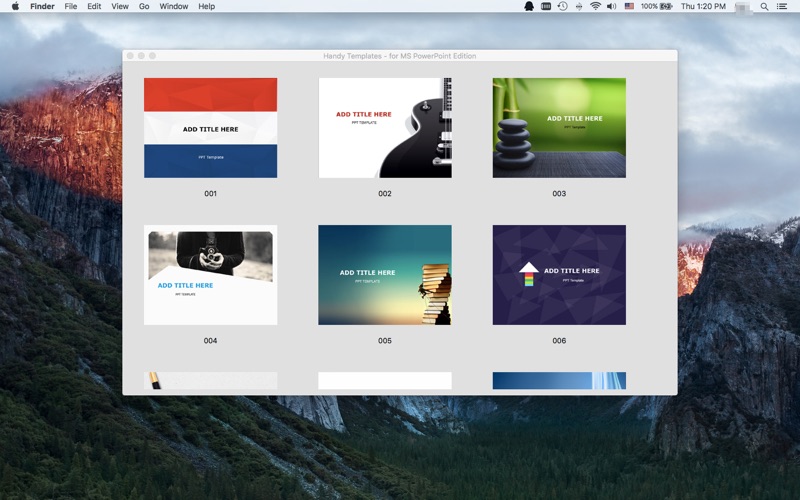 Handy Templates - for MS PowerPoint Edition thumbnail 1