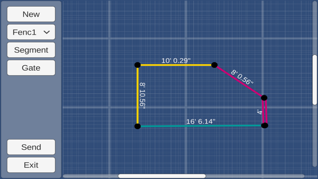 Simply Fence Drawing Mobile Client