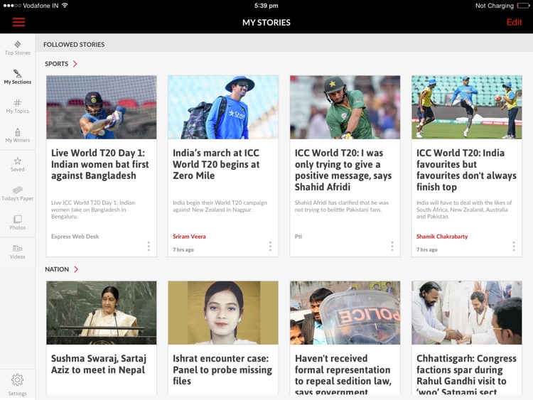 The Indian Express for iPad