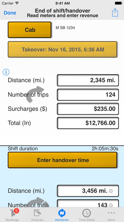 Taxi Data Manager - Driver App