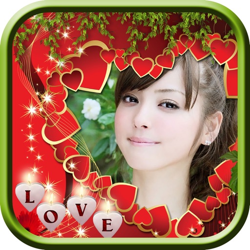 Love Photo Frame With Sketches icon