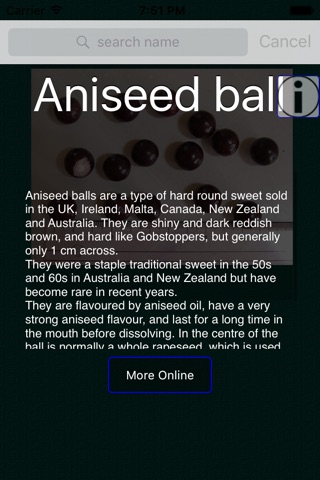 Chocolates & Sweets Dictionary screenshot 2