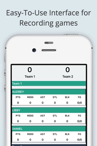 JumpShot 2 - A Simple Basketball Game Stat Tracker screenshot 2