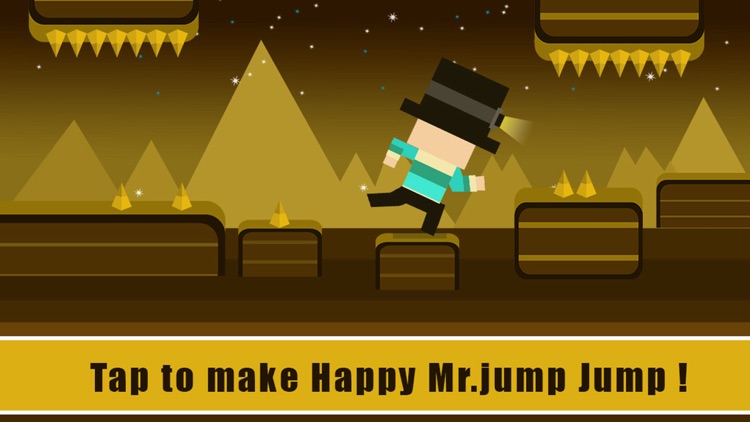 Happy Mr Jump Night Mode - Endless Arcade Running Game screenshot-3