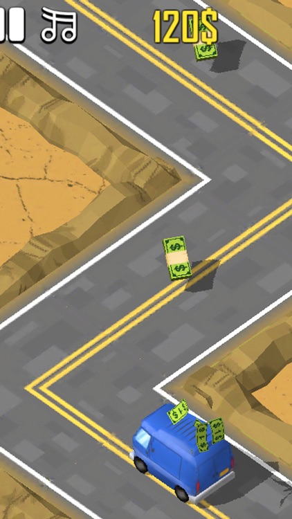 Money Bus Furious - The Fast Zigzag Highway Free Game